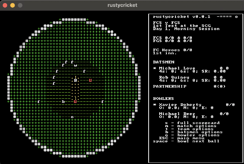 Cricket sim